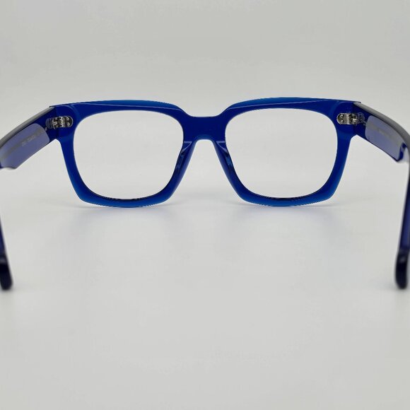 Colors in Optics Sanford Hutton Thompson Cobalt Blue Eyeglasses Frame w/ Case - Picture 7 of 15